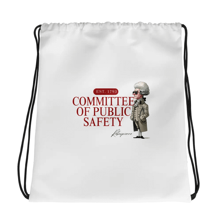 Maximilien Robespierre drawstring bag product image (1)