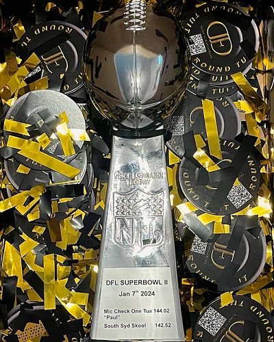 CONGRATS to our fantasy league CHAMPION!! Who is winning the trophy next season??👀 🏆
