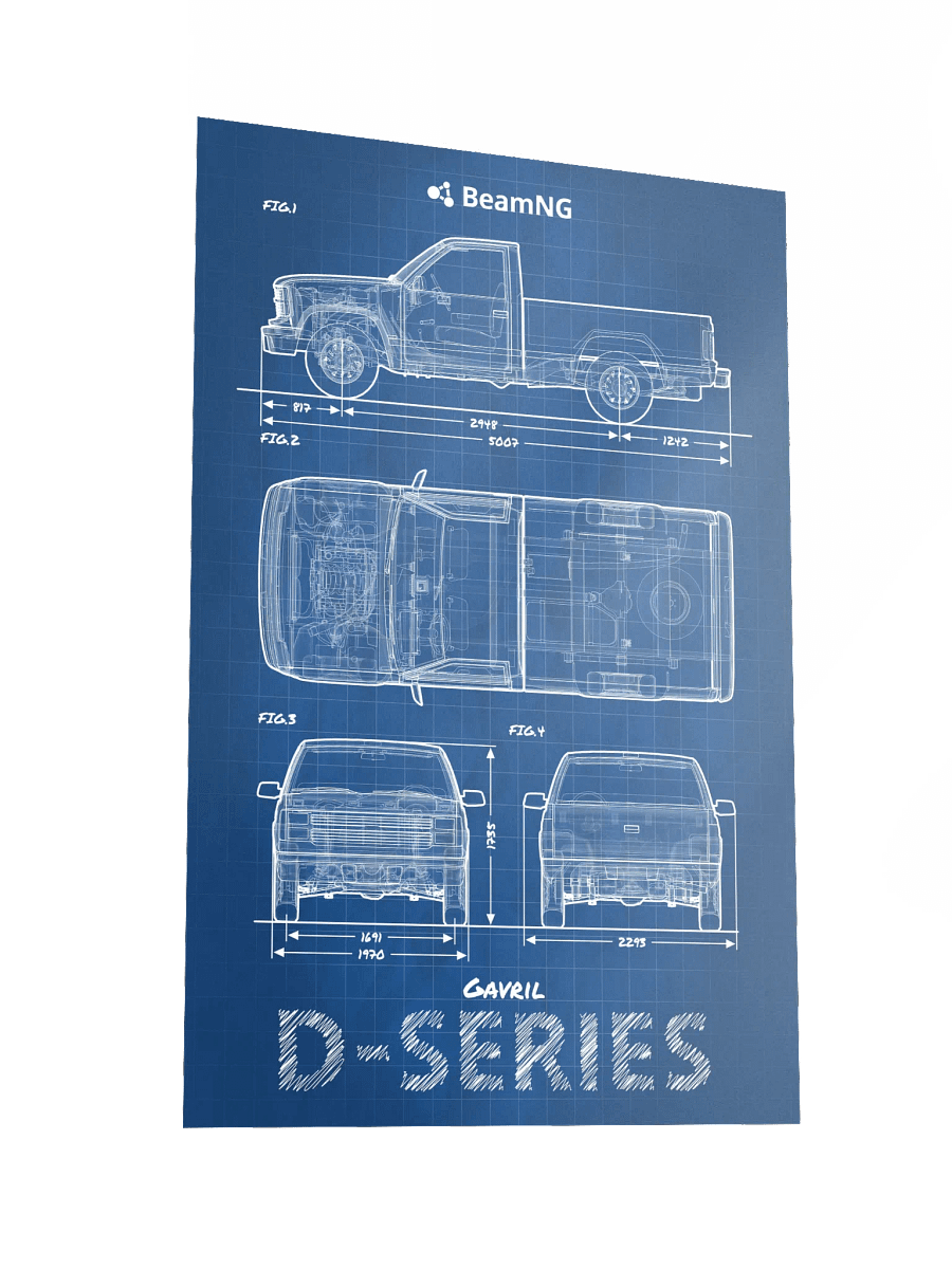 Gavril D-Series Blueprint Poster product image (4)