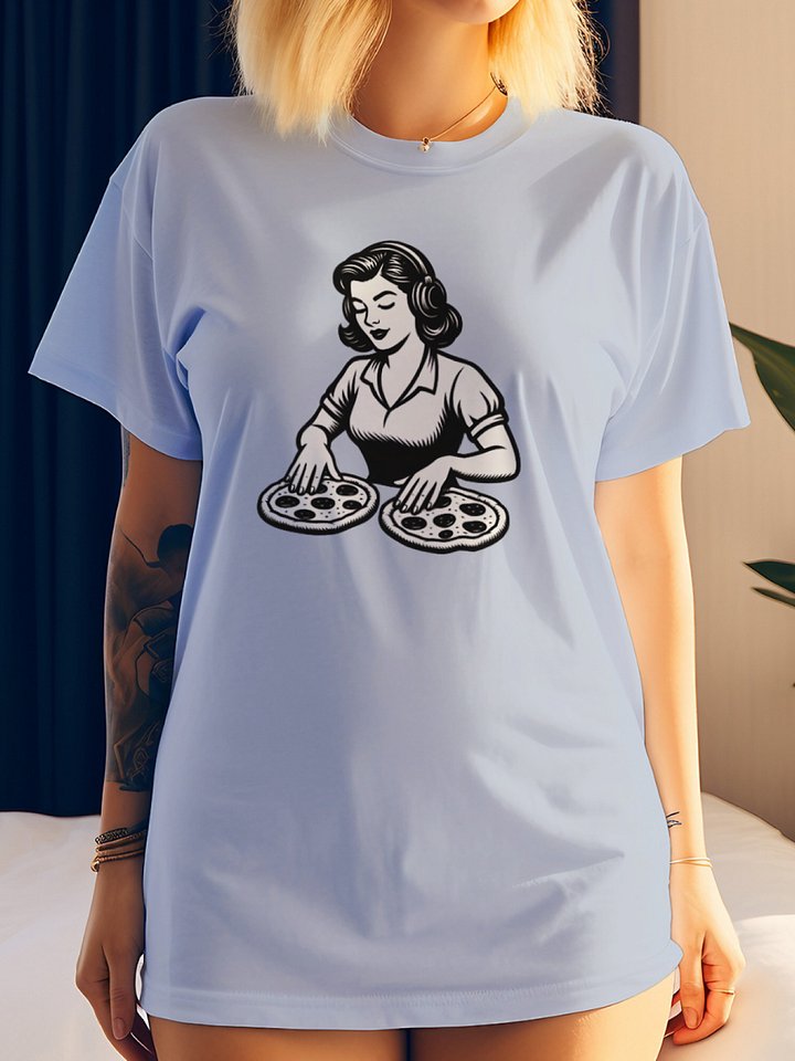 Pizza DJ Graphic T-Shirt product image (1)
