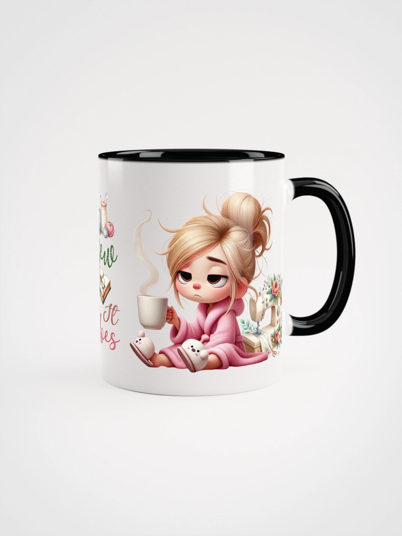 Love Coffee Girl Ceramic Mug product image (11)