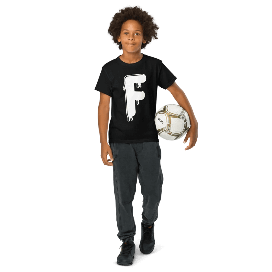 Melting Alphabet | Letter F | Youth Sports Tee product image (15)