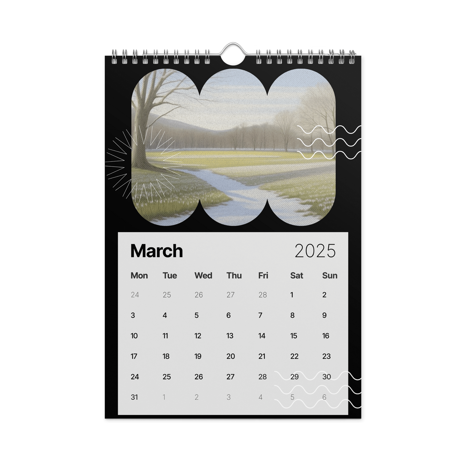 SEASONAL NATURE WALL CALENDAR 2026 product image (9)