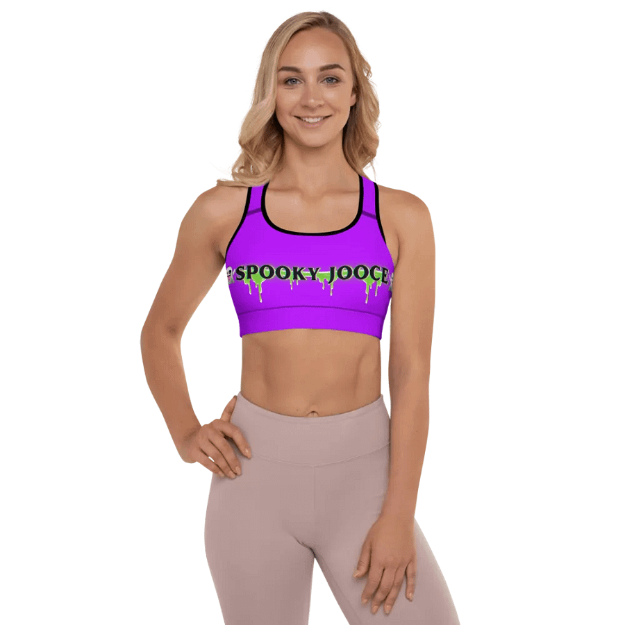 SPOOKY JOOCE Padded Sports Bra - Purple product image (6)