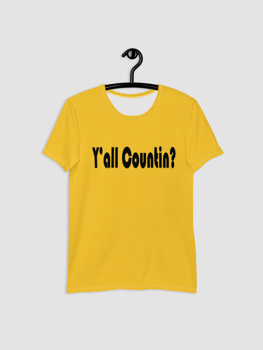 [Joshua Crawford] All-Over Print Athletic T-Shirt Sublicolor 103 ( Yellow ) product image (5)