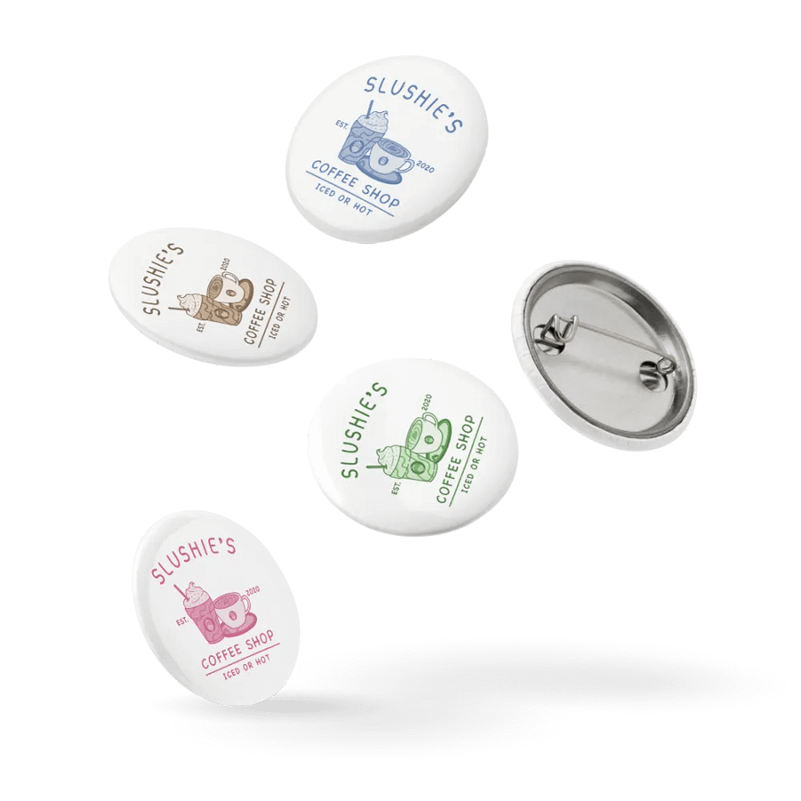 Slushie's Coffee Shop | Pins (White) product image (14)