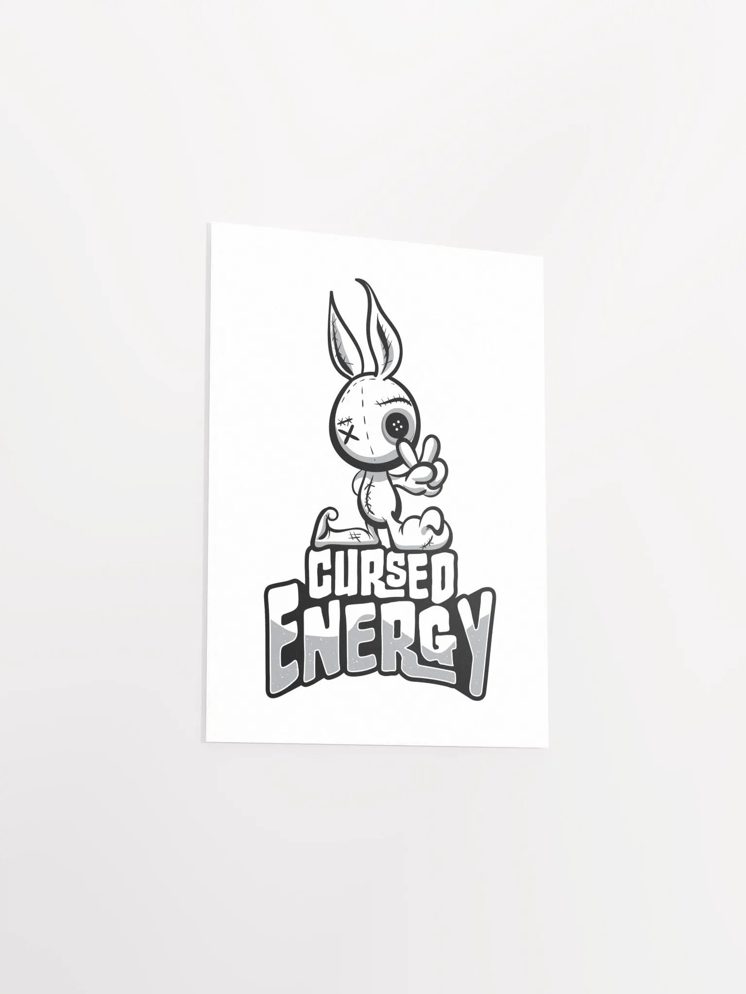 Cute & Creepy "Cursed Energy" Voodoo Doll Poster product image (20)