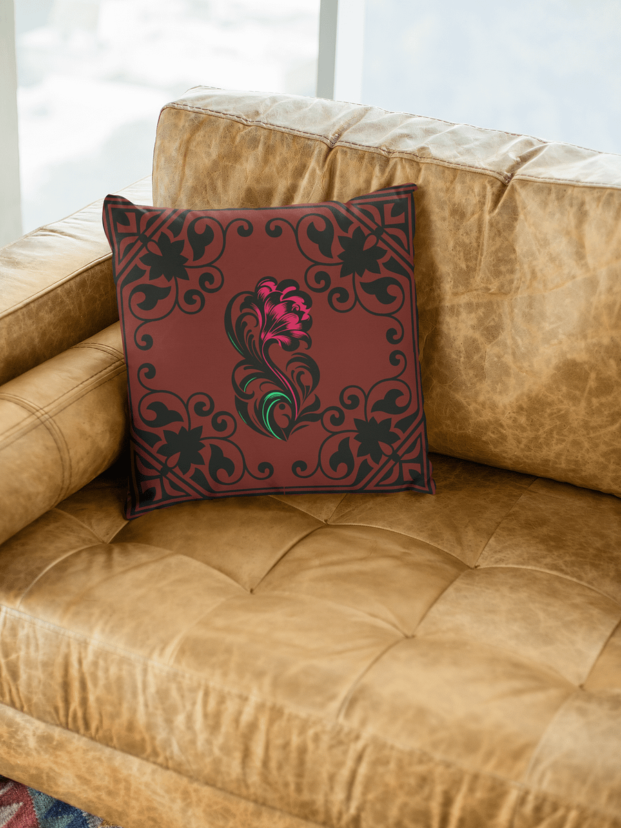 Crimson Paisley Pillow product image (3)