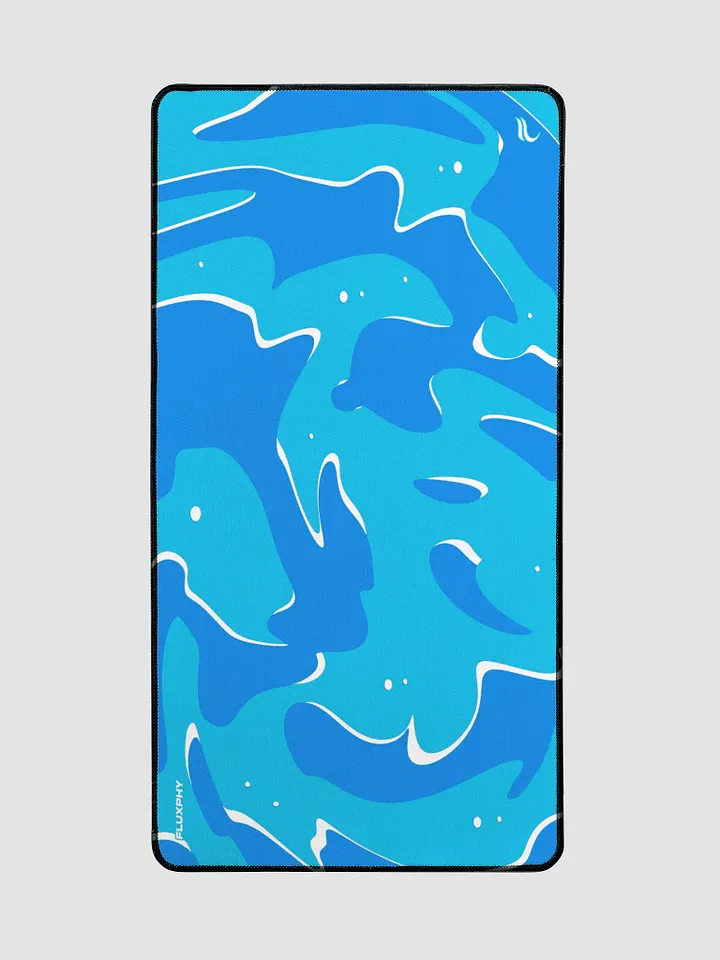 Cyan Swirl Mousepad by Fluxphy product image (2)