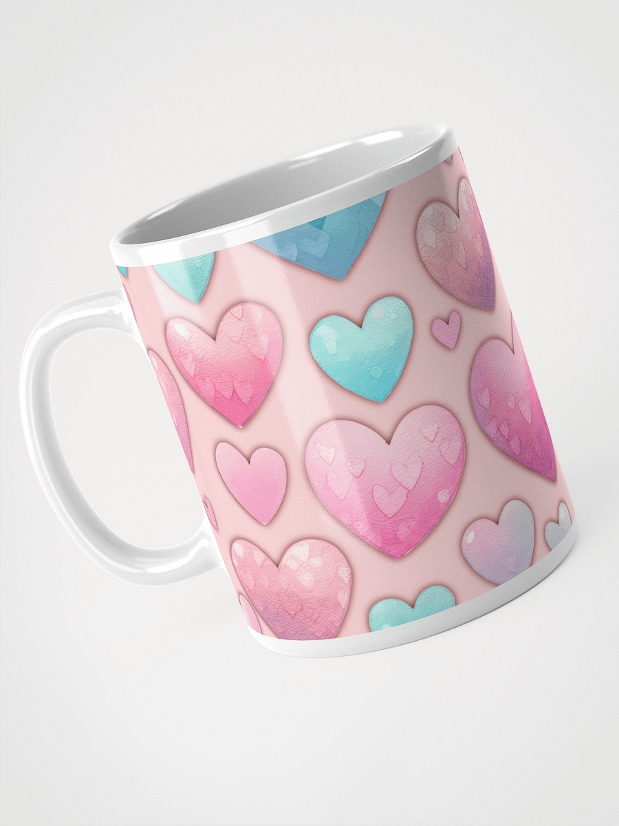 Pastel Hearts Delight Mug product image (10)