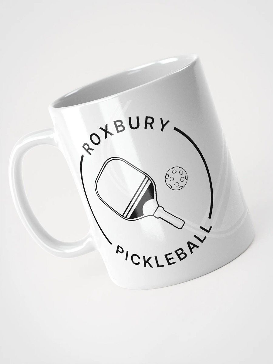 White Roxbury Pickleball Logo Mug product image (5)