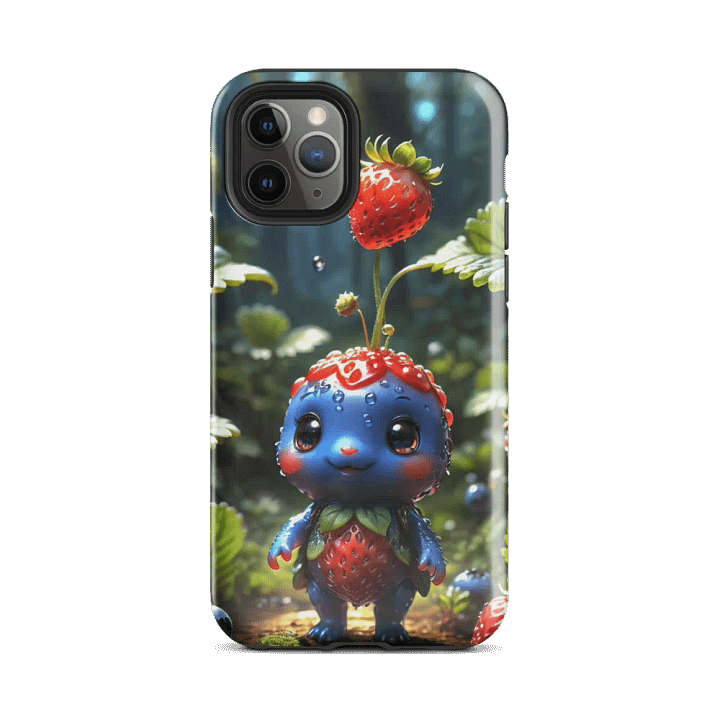 Berry Buddy iPhone Tough Case – Adorable Strawberry Creature Design product image (25)
