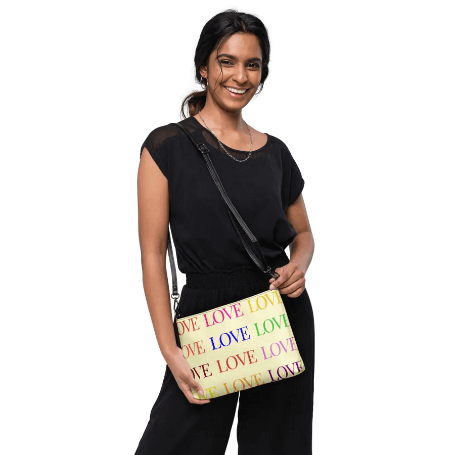 Love Grid All-Over Crossbody Bag product image (10)