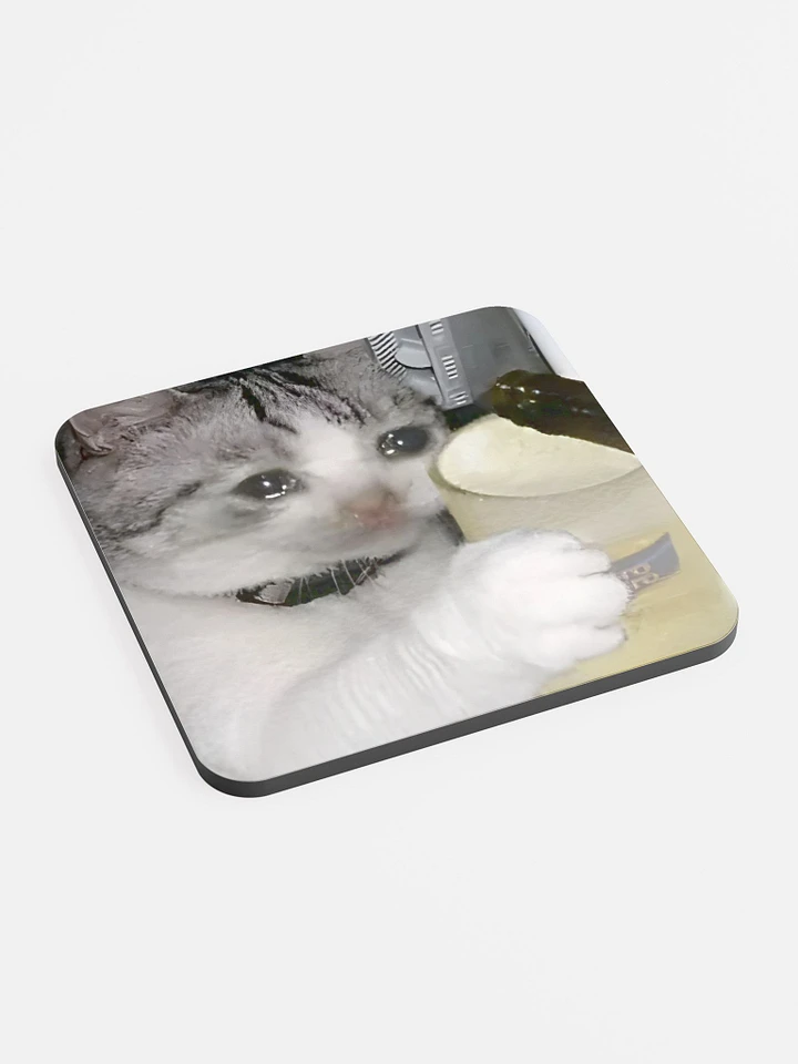 Glossed Cork Coaster: Meme Cats product image (2)