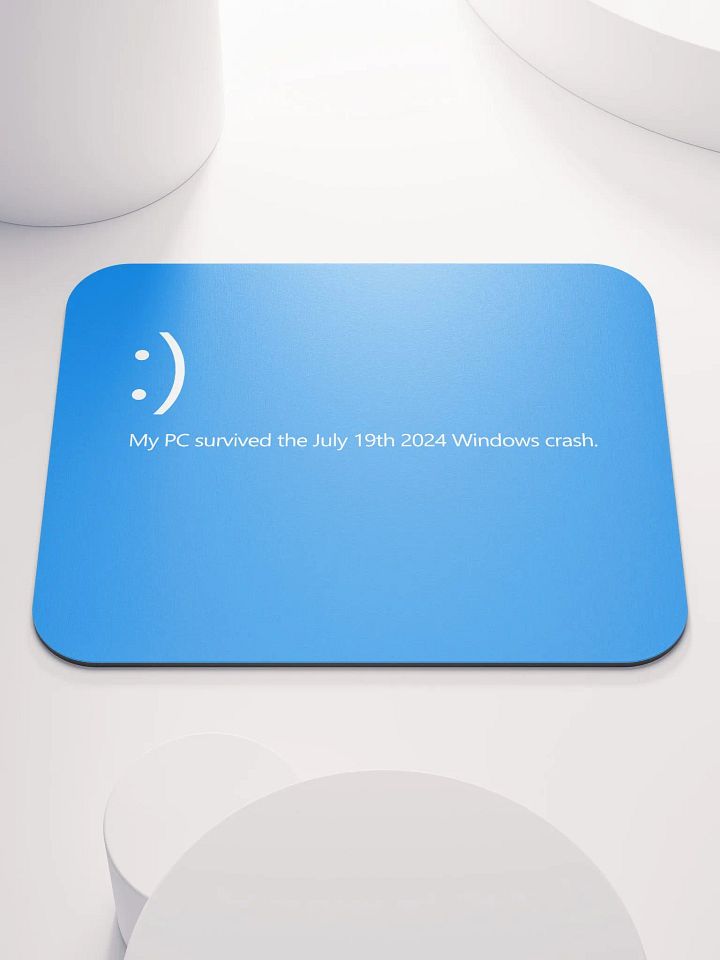 My PC Survived Mouse Pad product image (1)