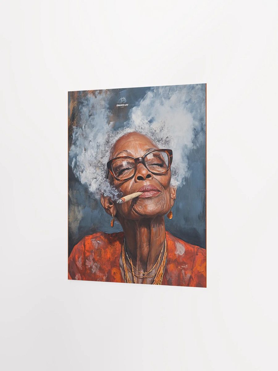 420 Stoner Art – Afrocentric Cannabis Queen Poster Unframed product image (2)