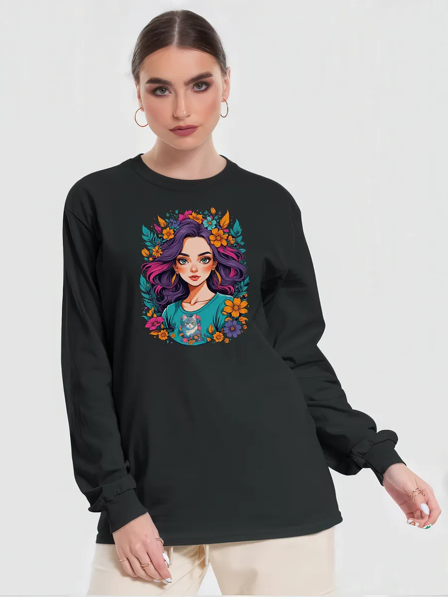Bloomcore Flower Girl v2 - Gildan Ultra Cotton Unisex Long Sleeve T-Shirt product image (2)