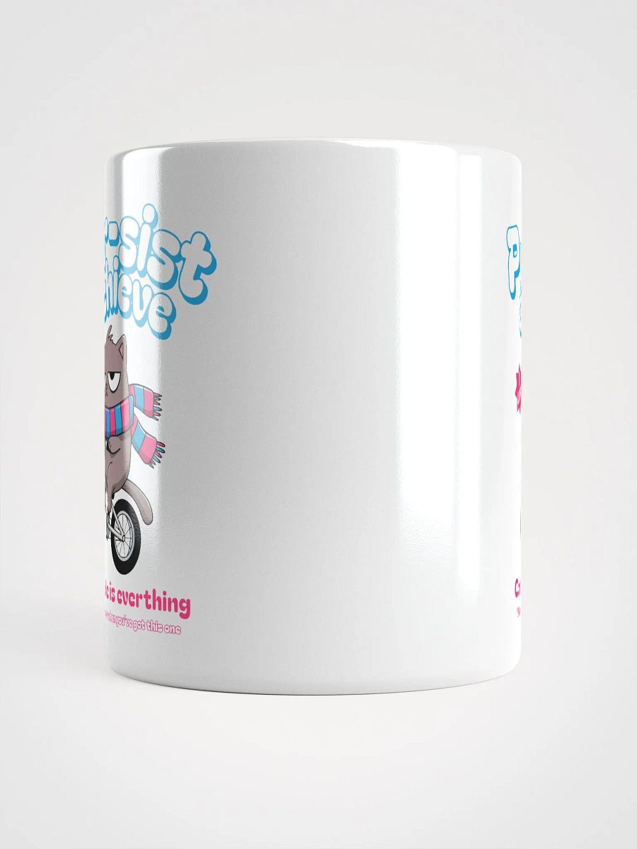 Purr-sist & Achieve - Mug Cute Cat Bike Design product image (13)