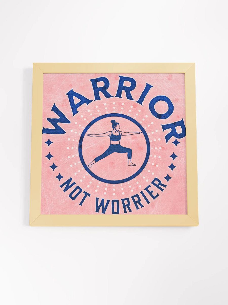 Warrior Not Worrier-pink product image (4)