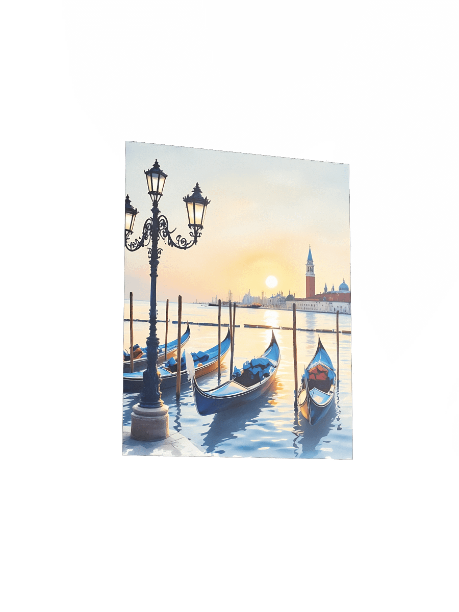 Tranquil Twilight Gondolas Poster product image (11)