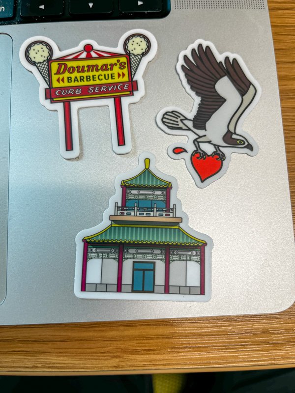 Doumar's Cones & Barbecue Sign Sticker product image (2)