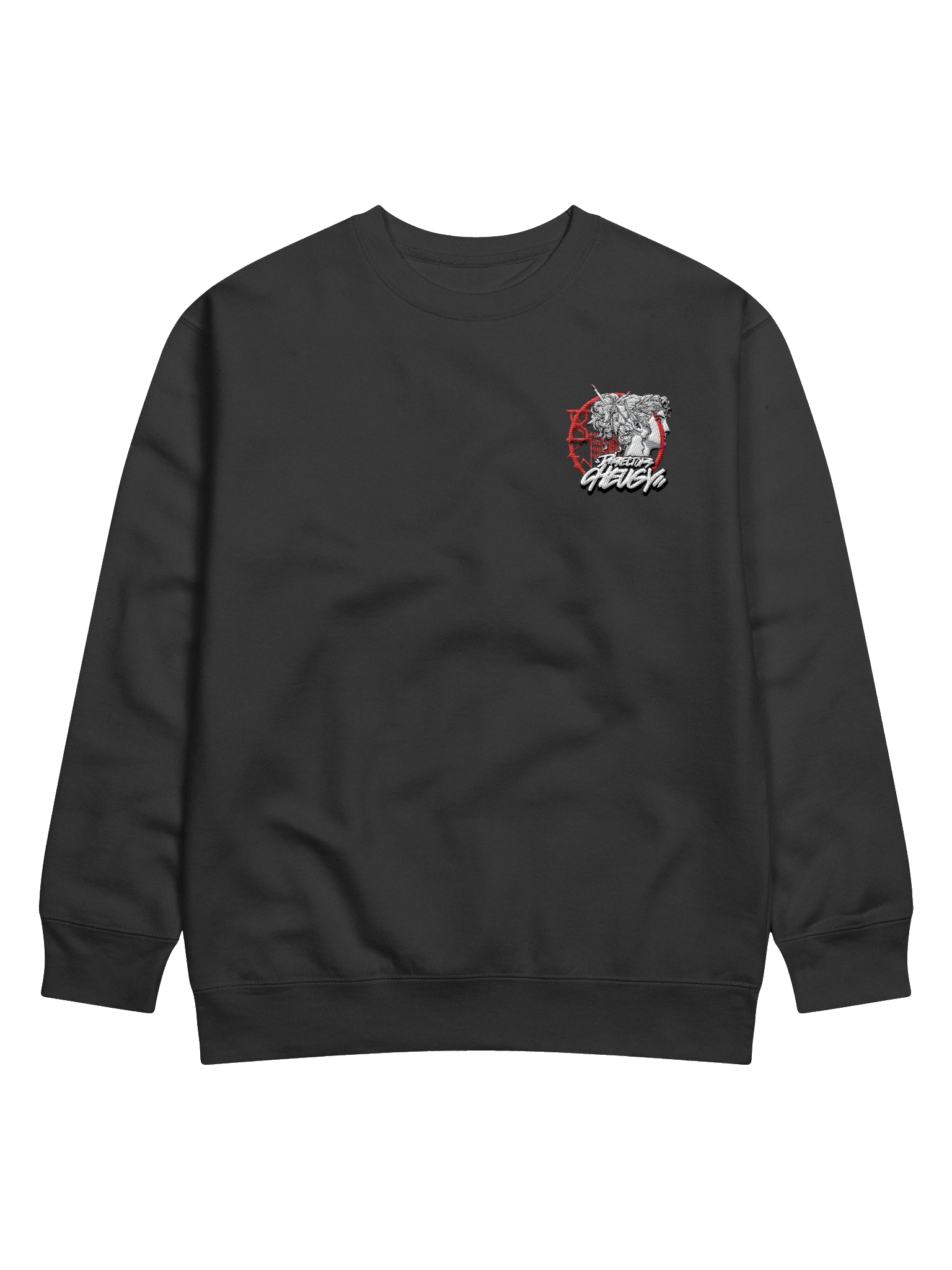 Bustin Crew Neck Sweatshirt (White) product image (1)