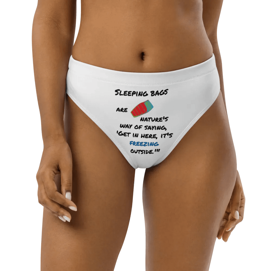 Arctic Dreams Recycled High-Waisted Bikini Bottom product image (5)
