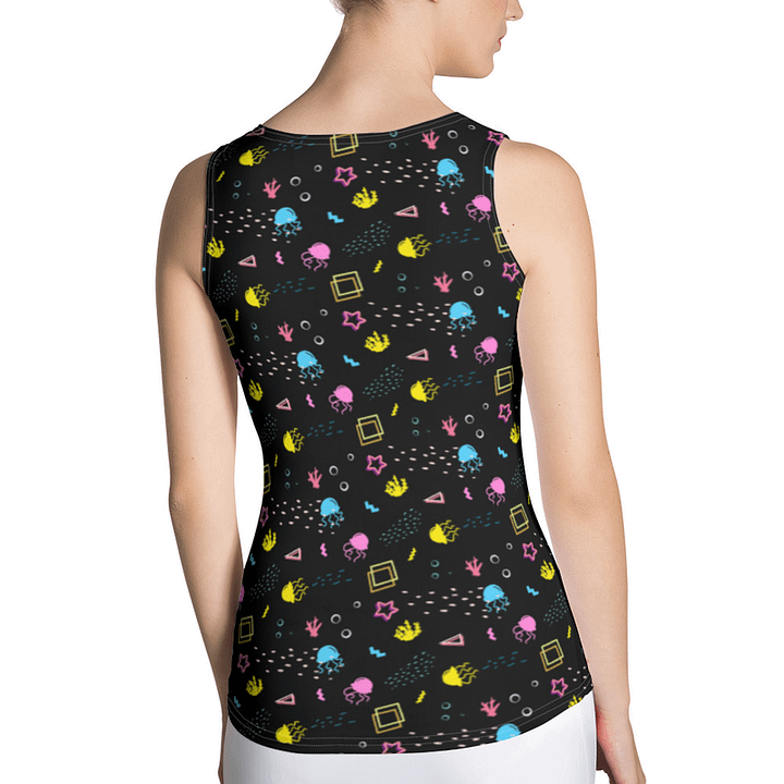 Shifty Seas black femme cut tank top product image (2)