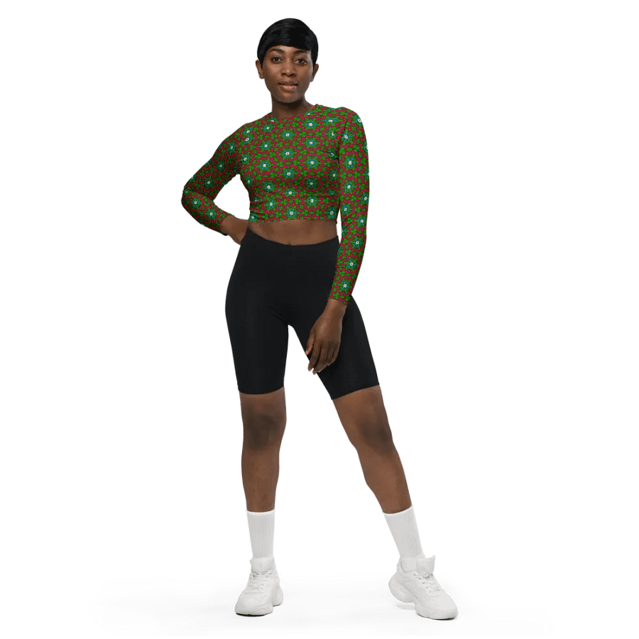 Poppycock Dreams Recycled Crop Top product image (6)