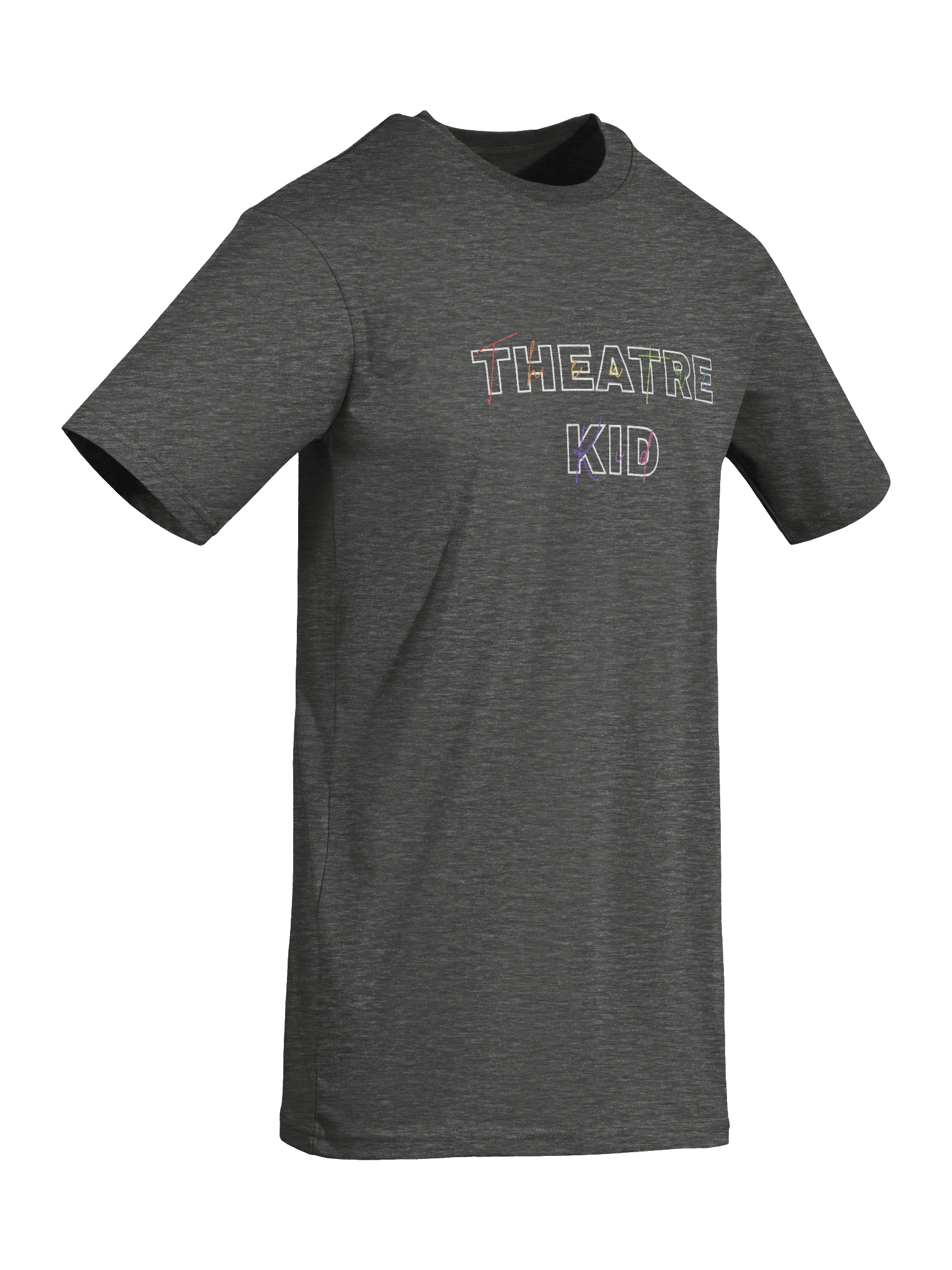 Theatre Kid, Block &Rainbow Script, TShirt product image (3)