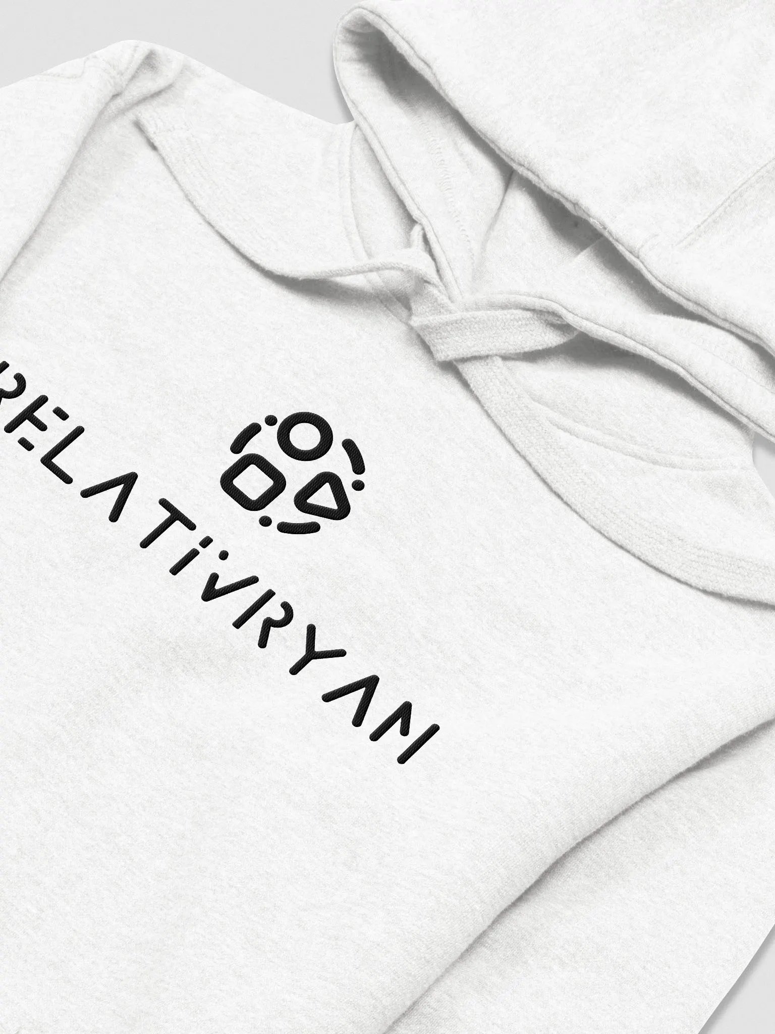 RelativRyan Neutrals Hoodie (Black Logo) product image (3)