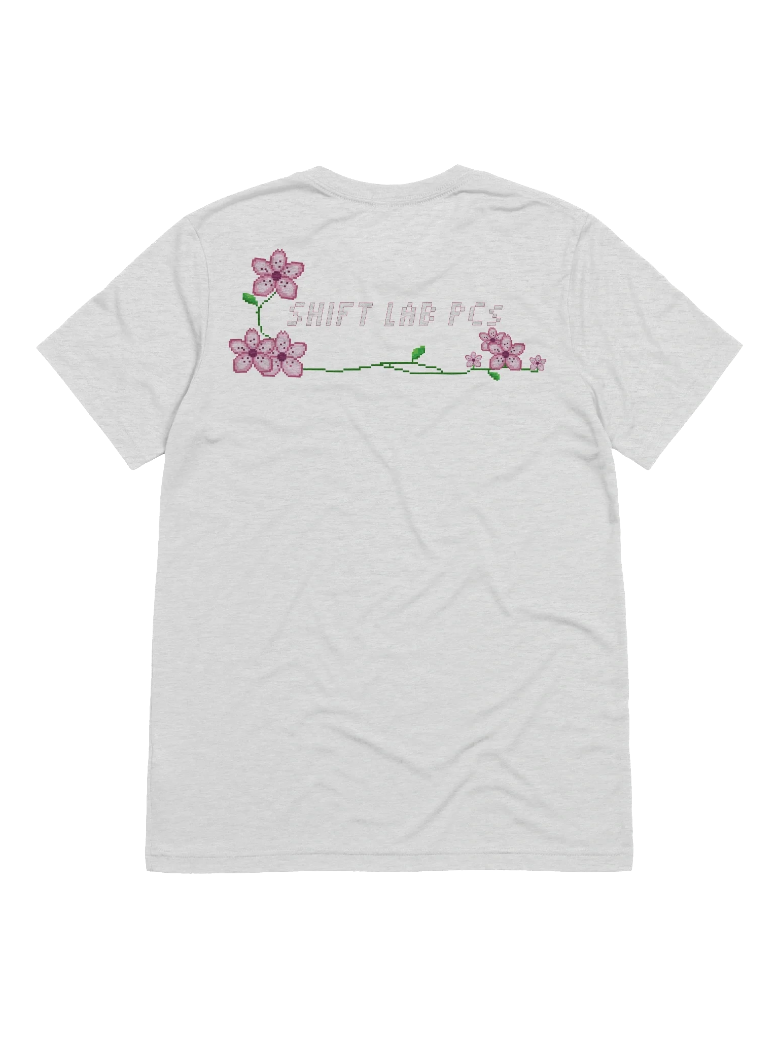 Pixel Blossom Triblend T-Shirt product image (4)
