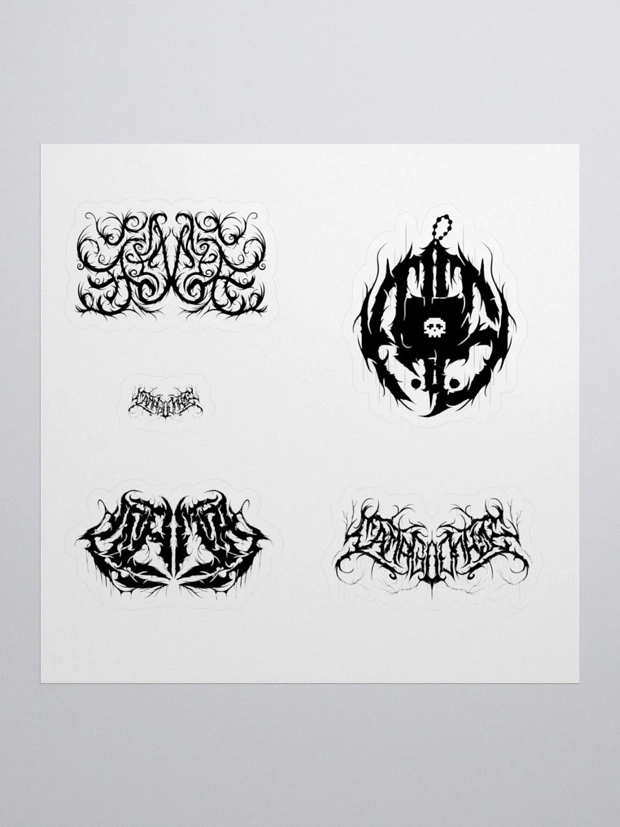 Threads of Power - Black Stickers product image (1)