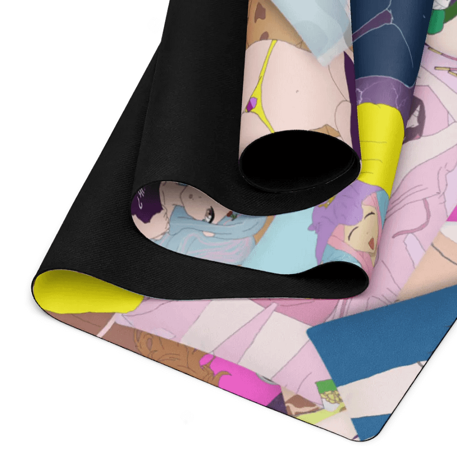 cue bean's daki daki yoga mat product image (2)
