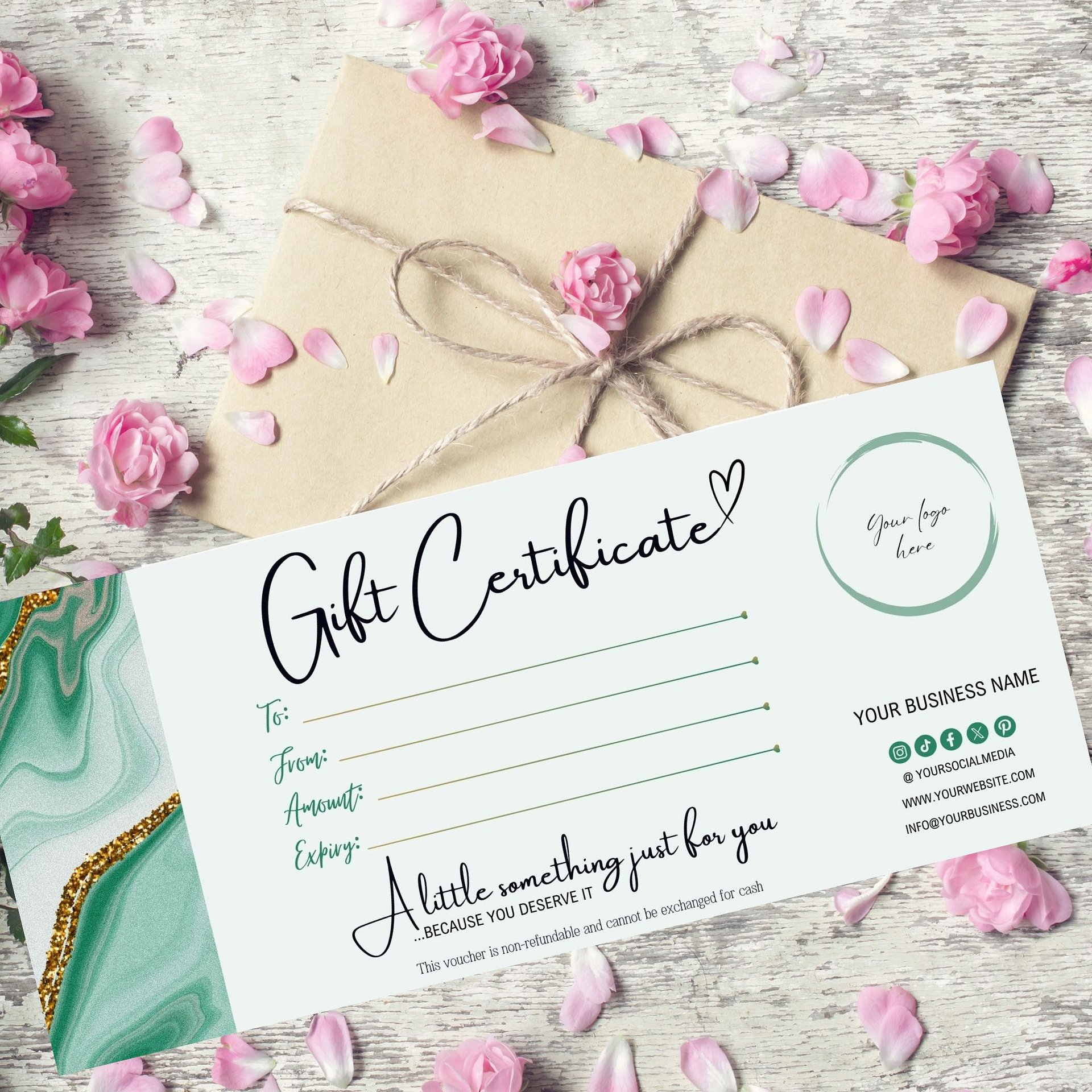 Esmeralda - Gift Certificate Template product image (3)