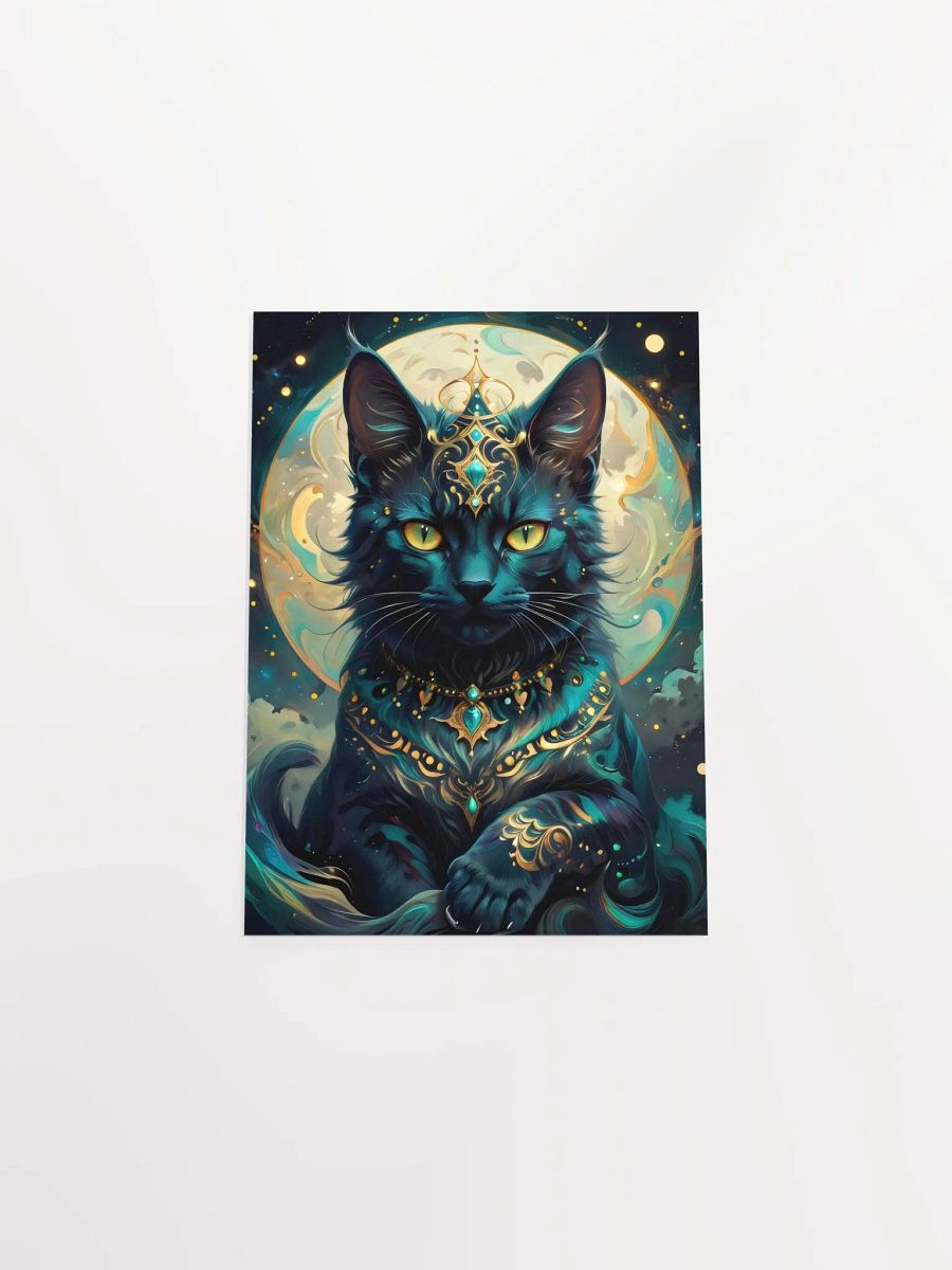 Majestic Lunar Cat Poster product image (12)