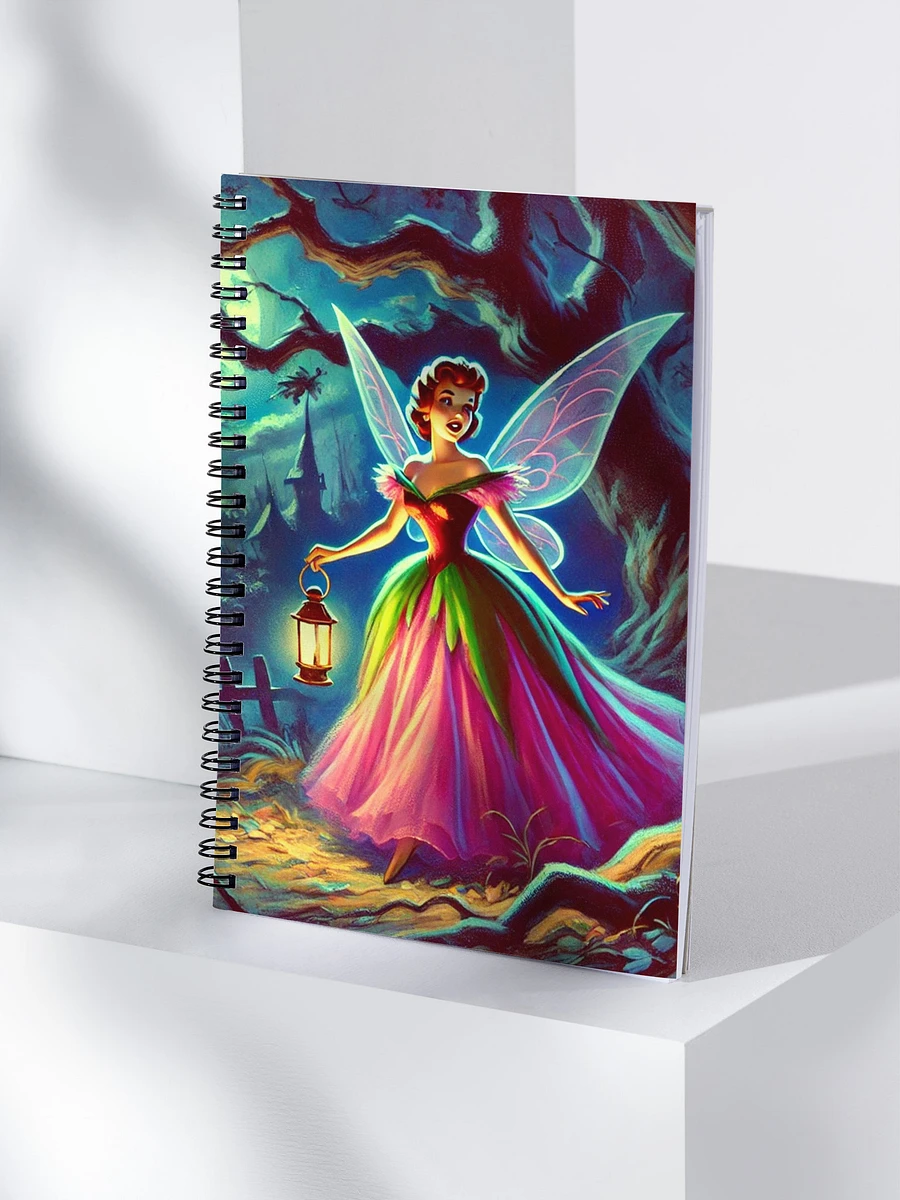 Pink Forest Fairy Spiral Notebook product image (4)