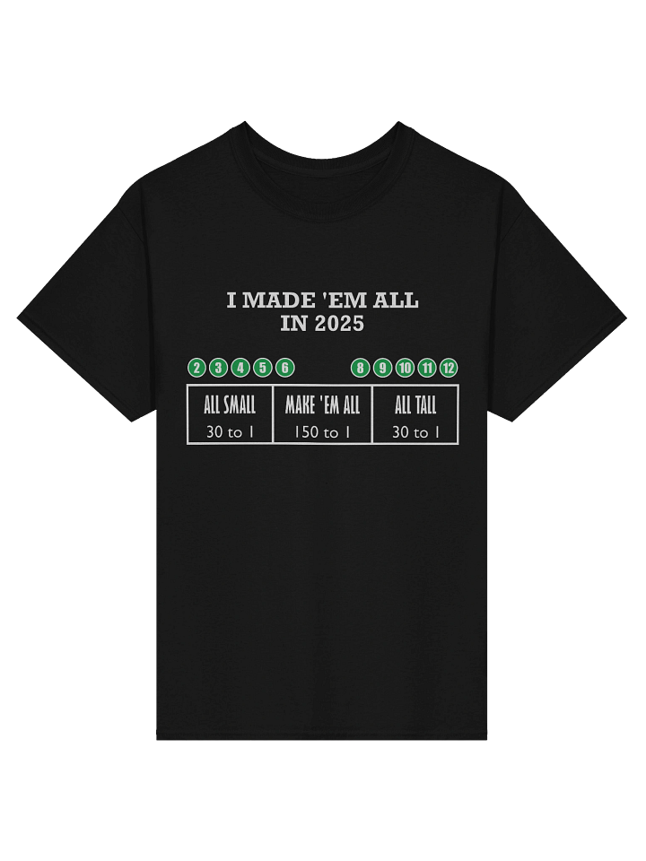 Made 'Em All 150 to 1 (T-Shirt) product image (2)