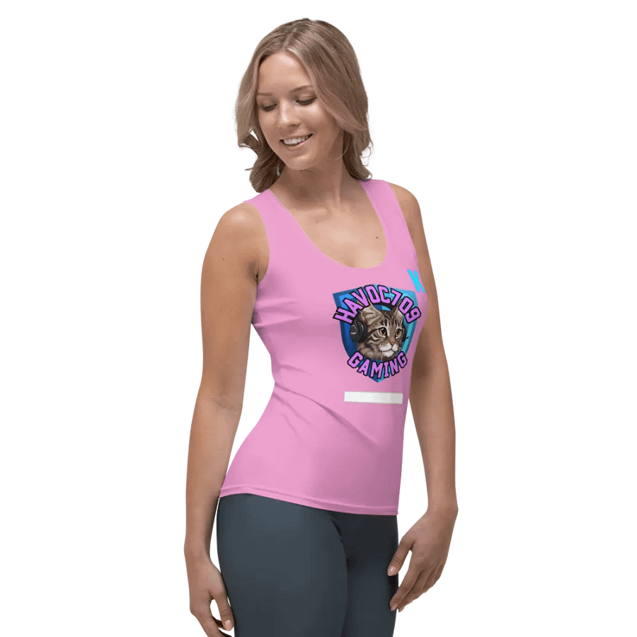 Kitty Krew Ladies 1 Plate Tank Top [pink] product image (4)