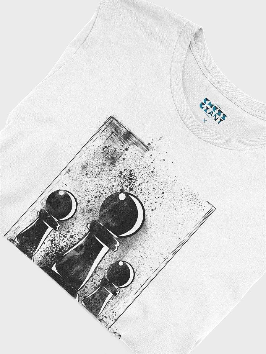 Grunge Chess: Pawn Trio unisex t-shirt product image (5)