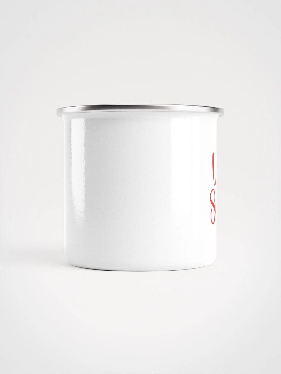 Bold Red 'VAR Sucks' Enamel Mug product image (2)