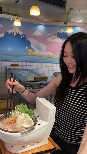 Flushed with excitement over this meal 🚽🤭

Found this spot on the 2nd & 3rd floor near in Shilin by the Night Market — the fo...