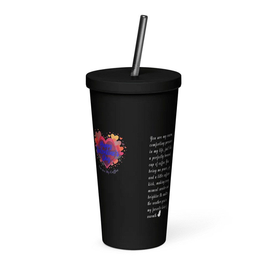 Cupid’s Cold Cup, Sips of Romance, Valentine’s Drinkware, Love on the Go, Sweetheart Straw Cup product image (3)