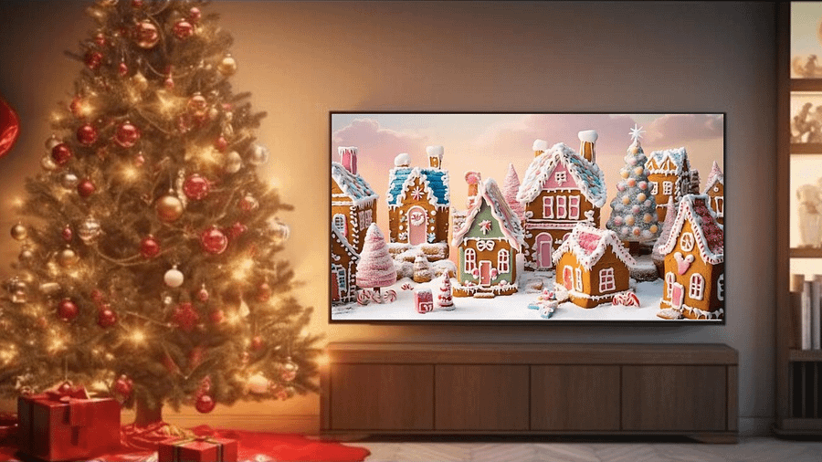 Gingerbread Cottage in Winter Wonderland - Frame TV III product image (4)