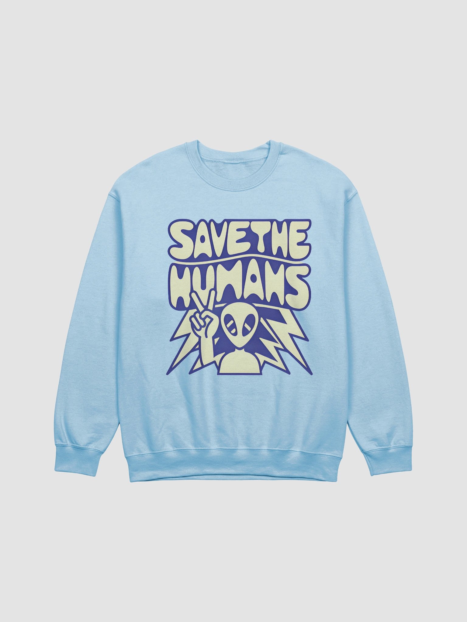 Peaceful Alien Crewneck Sweatshirt product image (2)