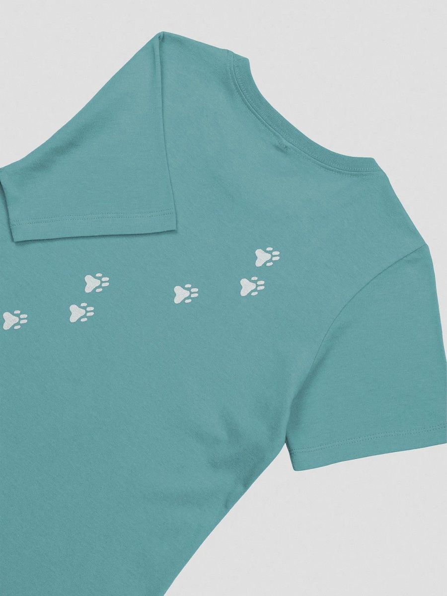 Paw Print Double Sided Relaxed-Fit Woman's Tee (white detail) product image (46)