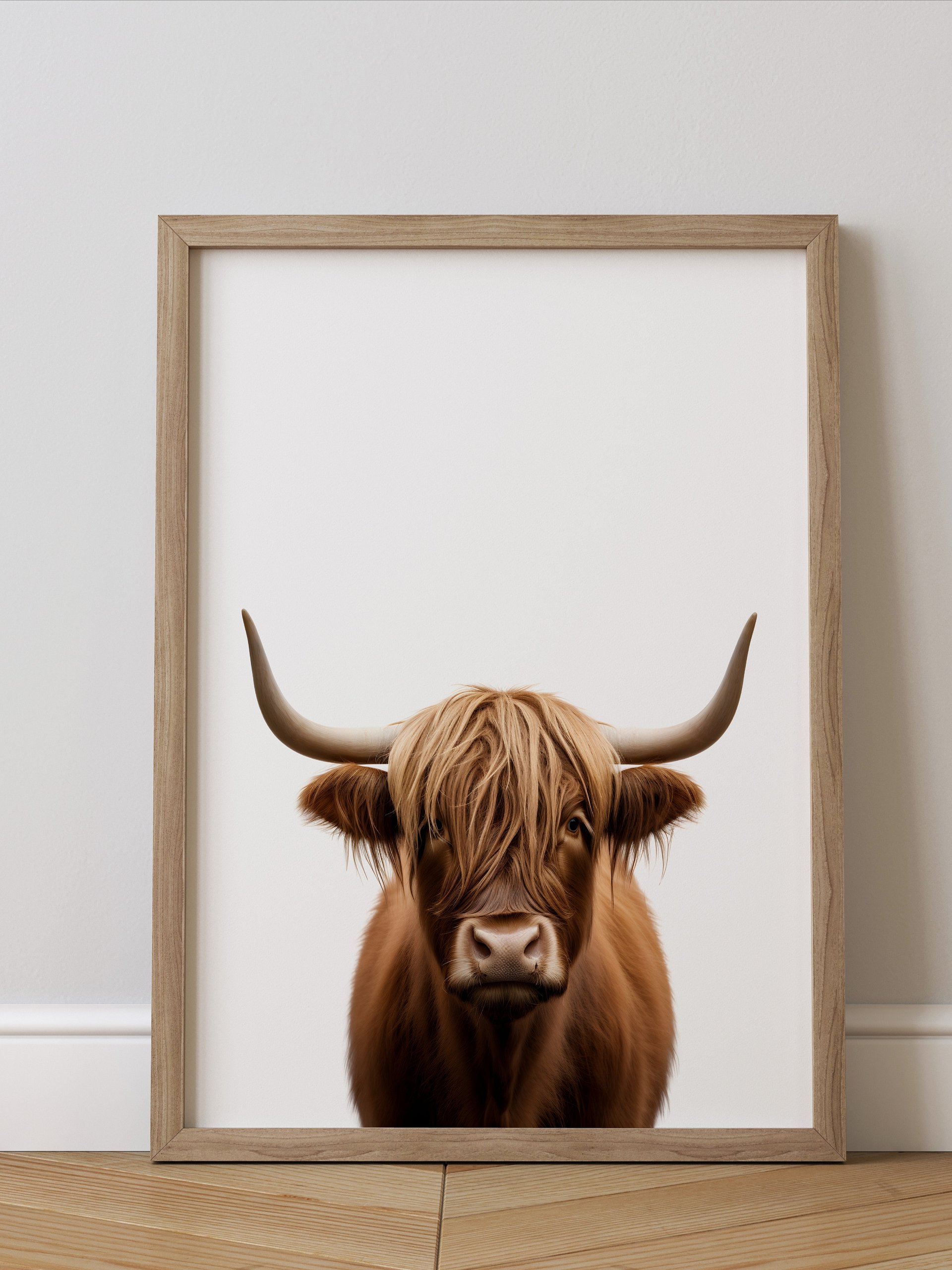 Highland Cow Portrait product image (1)