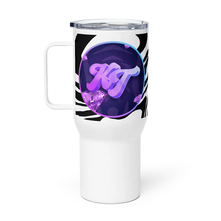 KT LOGO ZEBRA TUMBLER W/ HANDLE product image (1)