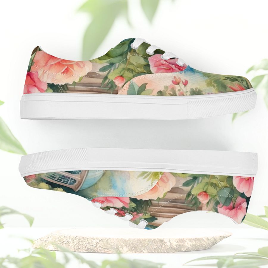 The Lost Garden of Heligan All Over Print Canvas Shoes product image (8)
