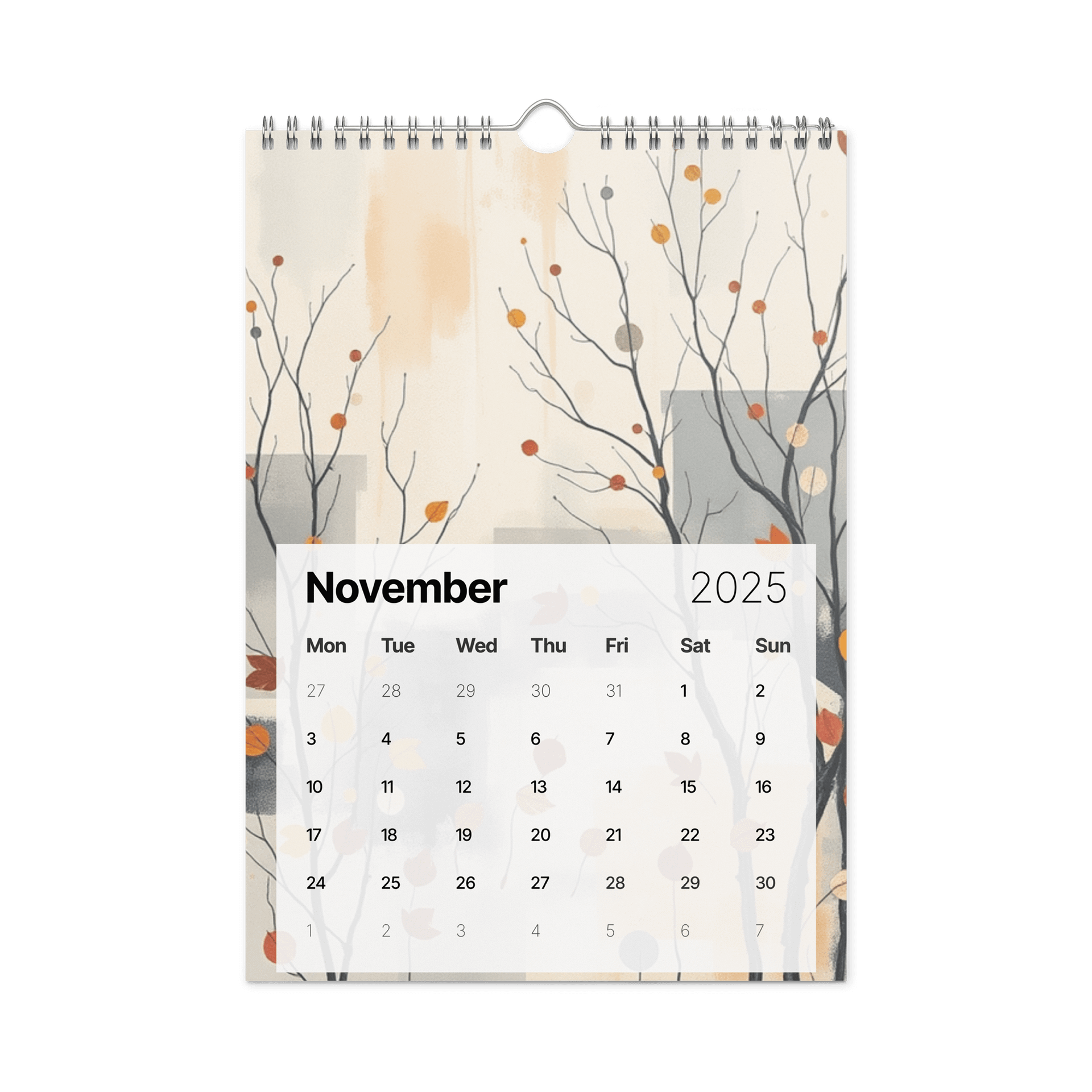 ART ABSTRACT WALL CALENDAR 2026 product image (11)